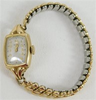 Antique ELGIN 10K Gold Filled Wrist Watch -
