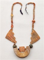 Indigenous Type Necklace Bone & Coral etc