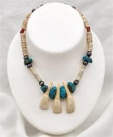 Buffalo Tooth Necklace Native American