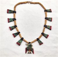 Santo Domingo Pueblo Thunderbird Necklace