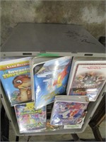 Tub of VHS videos - mostly Disney/children movies
