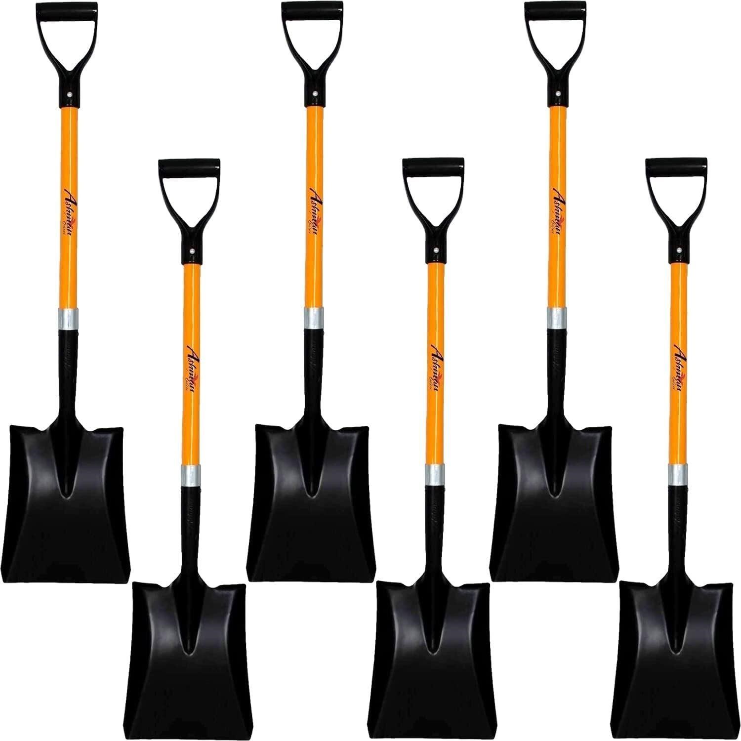 Transfer Shovel 6 Pack  41 Inches Long D Grip