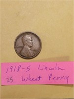 1918 - S LINCOLN WHEAT CENT