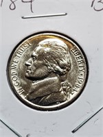 BU 1984 Jefferson Nickel