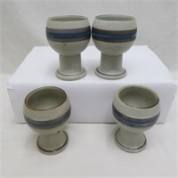 Stoneware Goblets - Otagiri Horizon - Vintage