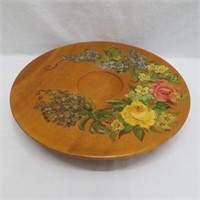 Wood Plate Platter Lazy Susan 16.5" - Sitka