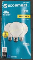 2pk Ecosmart 40W LED Bulbs