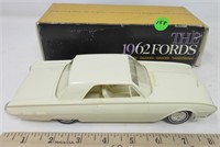 1962 Thunderbird Promotional plastic car
