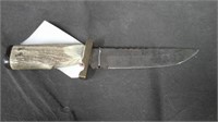 HANDMADE DMP USA DAMASCUS STAG KNIFE