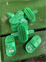 Green Plastic Curry Brushes