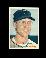 1957 Topps #110 Bill Virdon VG to VG-EX+