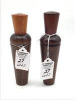 Lot of 2 of Stoeffer Bean Lake Duck Calls