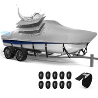 KFW Boat Covers 17-19ft 20-22 ft, Upgrade 1200D Wa
