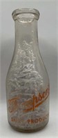 Vintage THOMPSON QUART MILK BOTTLE