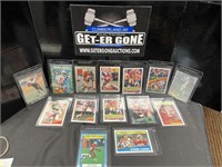 LOT OF JERRY RICE FOOTBALL TRADING CARDS