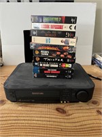 VHS Player and Tapes