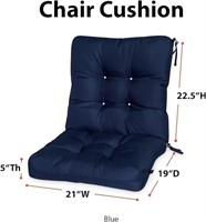 Outdoor Chair Cushion Blue