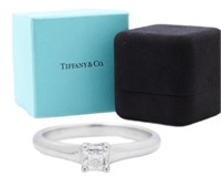 Tiffany & Co. 1/3 ct Princess Cut Diamond Ring