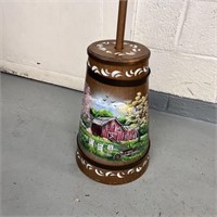 Painted Butter Churn