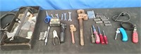 Tool Tray w/Wrenches, Bits, Screwdrivers, Pipe