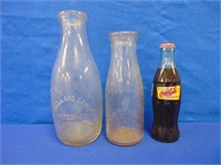 Antique Milk Bottles Wellington & City And