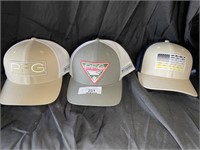 3 NEW Columbia caps/hats