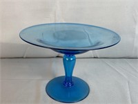 10'' Flue Glass Compote