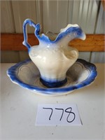 Maurice Lou Ceramic, California Pitcher and Basin