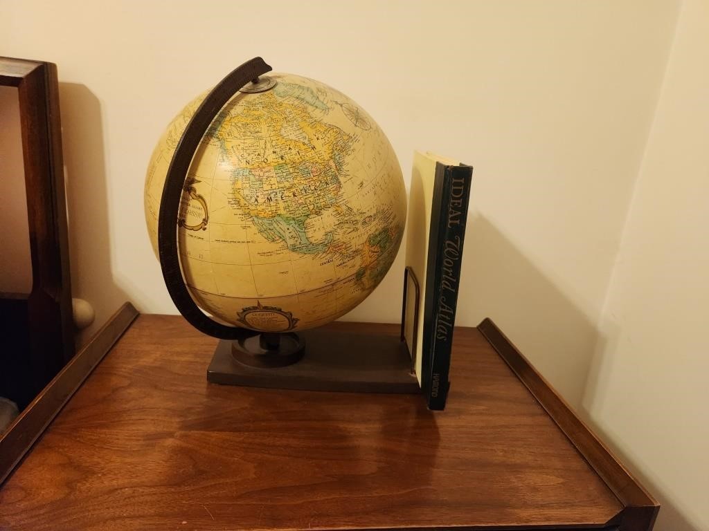 Replogle Globe on Stand w/Book