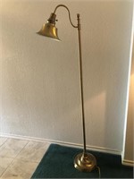 Vintage Floor Standing Brass/Metal Lamp is 64in