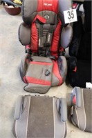 Recaro Red/Grey Car Seat & Graco Booster Seat