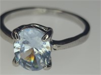 925 stamped gemstone ring size 10
