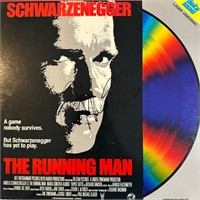 Arnold Schwartzenegger Autographed Laserdisc Cover