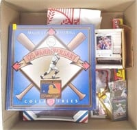 Assorted Mlb & Nba Collectibles, Clock, Cards