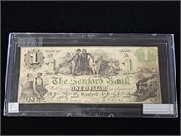 1861 The Sanford Bank $1 Note