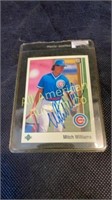 Signed 1988 Mitch Willaims Upper Deck card