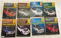 8 Haynes Auto Repair Manuals