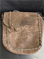 Vintage leather handbag