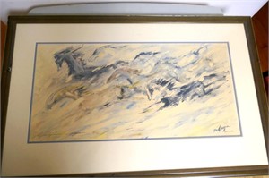 "Racing The Wind" Signed Print