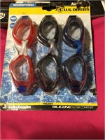 3 Swim Goggles New (tore package)