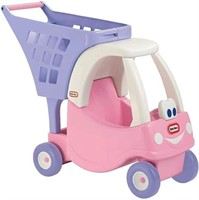 (U) Little Tikes Cozy Shopping Cart Pink/Purple