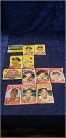 (12) 1958-1959 Topps Baseball Cards