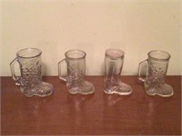 44 GLASS BOOT SHAPED GLASSES