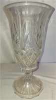 2 piece crystal vase