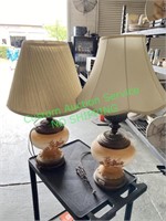 2 Lamps 32" Tall