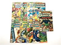 9 Captain America 30¢-40¢ Comics
