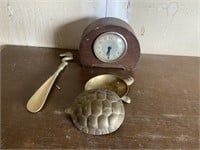 Clock/Turtle/Shoe Horn