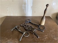 Antique Horse Bits/ Boot Remover