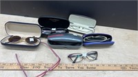 7 Pairs of Reading Glasses and Sun Glasses