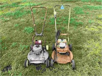 2 X OLD VICTA MOWERS (INCLUDES VICTA 18)